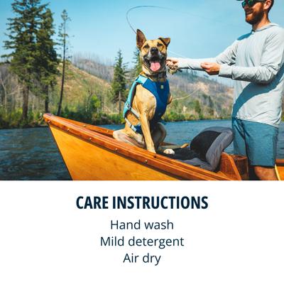 Show full view: Ruffwear Confluence Dog Life Jacket, Biolumin Blue, X-Large slide 8 of 9