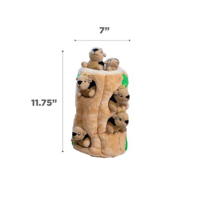 Show full view: Outward Hound Hide-A-Squirrel Interactive Squeaky Puzzle Plush Dog Toy, X-Large slide 7 of 11