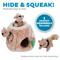Show in main carousel: Outward Hound Hide-A-Squirrel Interactive Squeaky Puzzle Plush Dog Toy, Small slide 4 of 12