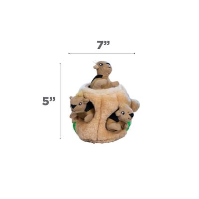 Show full view: Outward Hound Hide-A-Squirrel Interactive Squeaky Puzzle Plush Dog Toy, Small slide 8 of 12