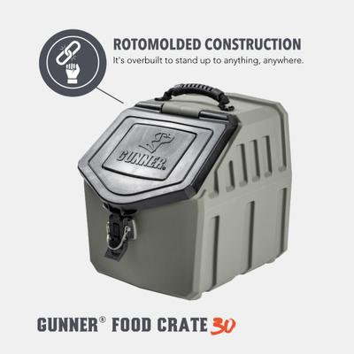 Show full view: GUNNER Food Crate Dog Food Storage Container, Gunmetal, 30-lb slide 8 of 8