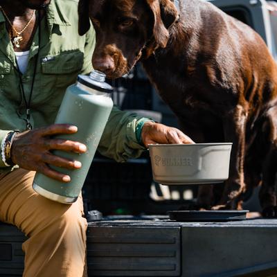 Show full view: GUNNER Spill-Proof Lid Non-Skid Plastic Dog Bowl, Gunmetal slide 5 of 7