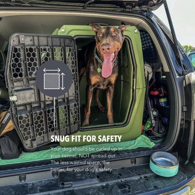 Show full view: GUNNER G1 Double-Walled Dog Kennel, Duck Green, Large slide 3 of 8