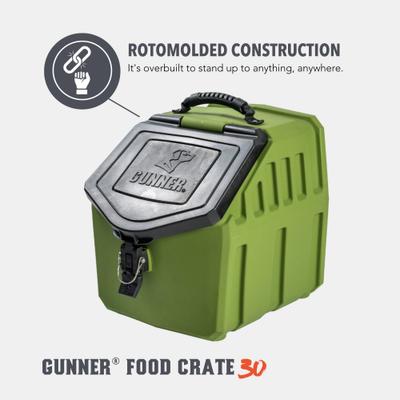 Show full view: GUNNER Food Crate Dog Food Storage Container, Duck Green, 30-lb slide 6 of 7