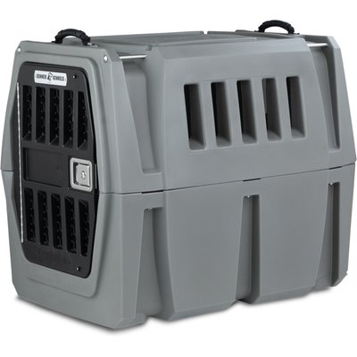 GUNNER GUNNER G1 Double-Walled Dog Kennel, Gunmetal, Large