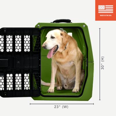 Show full view: GUNNER G1 Double-Walled Dog Kennel, Duck Green, Intermediate slide 4 of 7