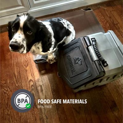 Show full view: GUNNER Food Crate Dog Food Storage Container, Gunmetal, 30-lb slide 7 of 8