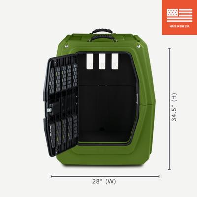 Show full view: GUNNER G1 Double-Walled Dog Kennel, Duck Green, Large slide 5 of 8