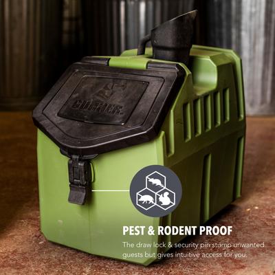 Show full view: GUNNER Food Crate Dog Food Storage Container, Duck Green, 50-lb slide 2 of 8