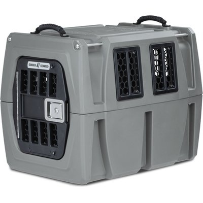 GUNNER GUNNER G1 Double-Walled Dog Kennel, Gunmetal, Medium