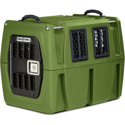 GUNNER GUNNER G1 Double-Walled Dog Kennel, Duck Green, Medium