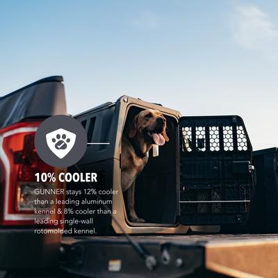 Show full view: GUNNER G1 Double-Walled Dog Kennel, Gunmetal, Intermediate slide 6 of 7