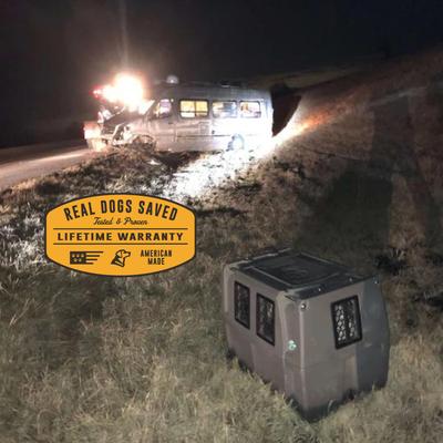 Show full view: GUNNER G1 Double-Walled Dog Kennel, Gunmetal, Small slide 5 of 7