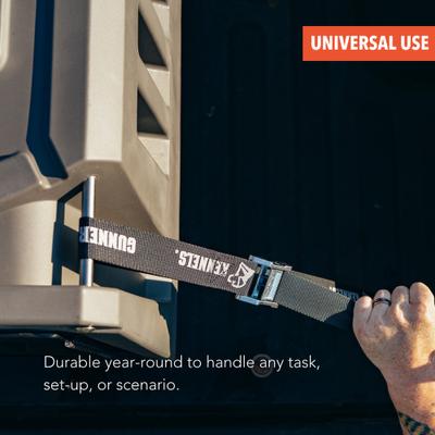 Show full view: GUNNER Dog Kennel Tie-Down Strap Kit, Black, 8-ft slide 2 of 8