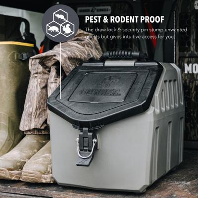 Show full view: GUNNER Food Crate Dog Food Storage Container, Gunmetal, 30-lb slide 3 of 8