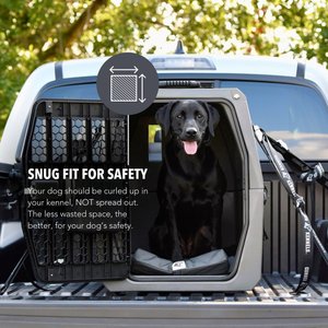 GUNNER G1 Double-Walled Dog Kennel, Gunmetal, Intermediate