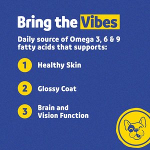 Vibeful Wild Alaskan Omega-3 Formula with Pollock & Salmon Oil Supplement for Dogs, 32-fl oz bottle
