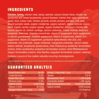 Show full view: Stella & Chewy's Wild Red Raw Blend Kibble Wholesome Grains Prairie Recipe Dry Dog Food, 3.5-lb bag slide 5 of 12