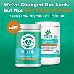 Doggie Dailies Peanut Butter Flavored Calming Soft Chew Dog Supplement, 225 count slide 2 of 9