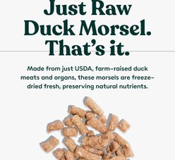 Little Hunter Duck Morsel Grain-Free Freeze-Dried Dog Treats, 2-oz bag slide 2 of 4