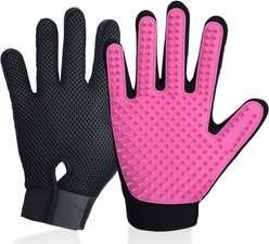 Delomo Dog, Cat Horse & Small Pet Grooming Glove, Pink