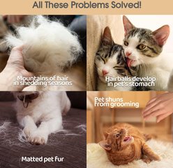 Delomo Dog, Cat Horse & Small Pet Grooming Glove, Blue slide 2 of 9