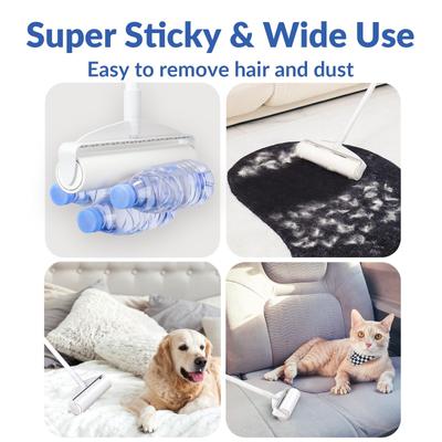 Show full view: Delomo Extendabe Handle 9.45-in Pet Hair Remover slide 6 of 9