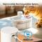 Show in main carousel: PATPET Cordless Rechargeable Cat Water Fountain, White, 2.5-L slide 6 of 9