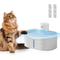 Show in main carousel: PATPET Cordless Rechargeable Cat Water Fountain, White, 2.5-L slide 1 of 9