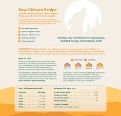 Little Hunter Raw Chicken Recipe Grain-Free Freeze-Dried Dog Food, 15-oz bag slide 2 of 5