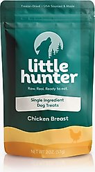 Little Hunter Chicken Breast Grain-Free Freeze-Dried Dog Treats, 2-oz bag