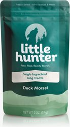 Little Hunter Duck Morsel Grain-Free Freeze-Dried Dog Treats, 2-oz bag