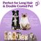 Show in main carousel: Delomo Undercoat Rake & Bristle Brush Set Dog & Cat Grooming Kit slide 7 of 9