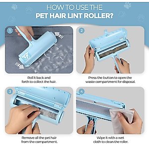 Delomo Pet Hair Remover, Blue