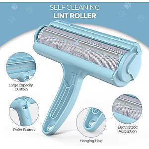 Delomo Pet Hair Remover, Blue