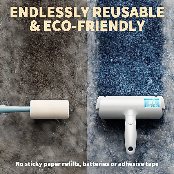 Show full view: Delomo Pet Hair Remover, White slide 9 of 11