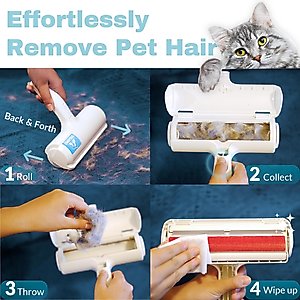 Delomo Pet Hair Remover, White