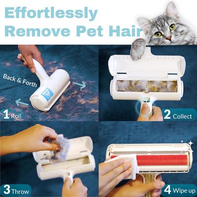 Show full view: Delomo Pet Hair Remover, White slide 7 of 11