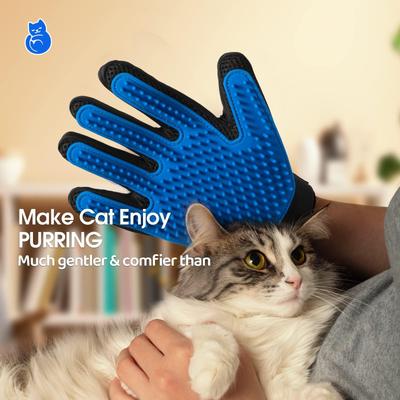 Show full view: Delomo Dog, Cat Horse & Small Pet Grooming Glove, Blue slide 3 of 11