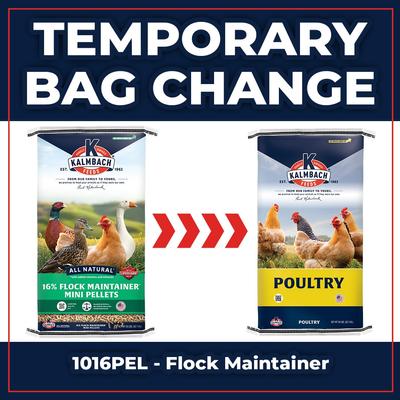 Show full view: Kalmbach Feeds All Natural 16% Protein Flock Maintainer Pellet Poultry Feed, 50-lb bag, bundle of 2 slide 2 of 7