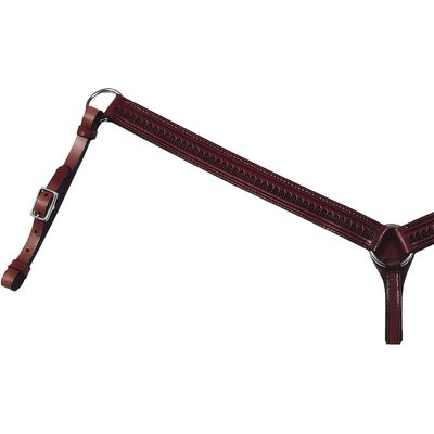 Circle Y Circle Y Straight Shell Horse Breast Collar, 1 1/2-in, Walnut