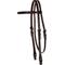 Show in main carousel: Circle Y Classic Floral Browband Horse Headstall, 5/8-in, Walnut slide 1 of 2