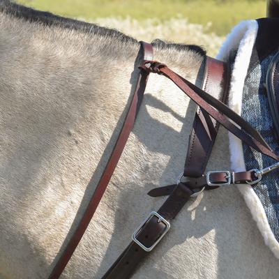 Show full view: Circle Y Adjustable Trail Rein, Walnut, 5/8-in slide 2 of 2