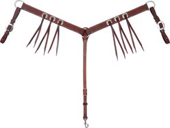 Circle Y Burnett Horse Breast Collar, Chestnut, 24 to 26-in