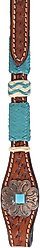 Circle Y Turquoise Roundup One Ear Horse Headstall, 34 to 42-in, Regular Oil slide 2 of 3