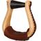 Show in main carousel: Circle Y ErgoBalance Flint Rawhide Laced Horse Stirrups, 3-in, 2 count, Heavy Oil slide 1 of 1