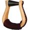 Show in main carousel: Circle Y ErgoBalance Flint Rawhide Laced Horse Stirrups, 3-in, 2 count, Walnut slide 1 of 1