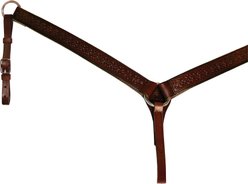 Circle Y Daisetta Horse Breast Collar, Walnut, 1 1/2-in