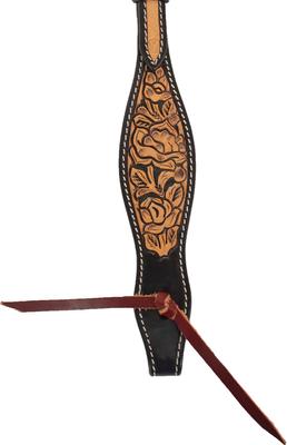 Show full view: Circle Y Blooming Wild One Ear Horse Headstall, Vintage slide 3 of 4