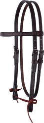 Circle Y Classic Smooth Browband Horse Headstall, 5/8-in, Chocolate
